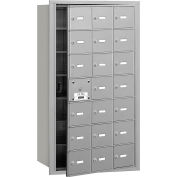 4B+ Horizontal Mailbox, 21 A Doors (20 usable), Front Loading, Aluminum, USPS Access