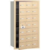 Salsbury 4 b + horizontale boîte aux lettres, 21 A portes (20 utilisable), chargement frontal, grès, accès privé