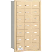 Salsbury 4 b + horizontale boîte aux lettres, 21 une portes, arrière de chargement, grès, accès privé