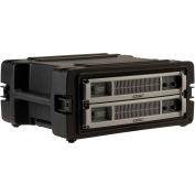 SKB Cases 4U Roto Rolling Rack 1SKB-R4UW Black, Keyed Lock, Water Resistant