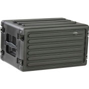SKB Cases Shallow 6U Roto Rack 1SKB-R6S Black, Water Resistant
