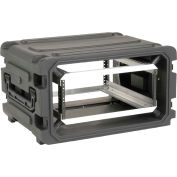SKB Cases 20" Deep 6U Roto Shockmount Rolling Rack 3SKB-R06U20W Padlock Slots, Water Resistant