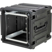 SKB Cases 20" Deep 12U Roto Shockmount Rolling Rack 3SKB-R12U20W Black, Water Resistant