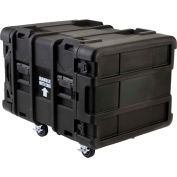 SKB Cases 24" Deep 8U Roto Shock Rack 3SKB-R908U24 Black, Keyed Lock, Water Resistant