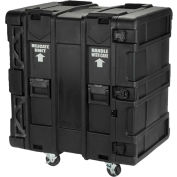 SKB Cases 24" Deep 16U Roto Shock Rack 3SKB-R916U24 Black, Keyed Lock, Water Resistant