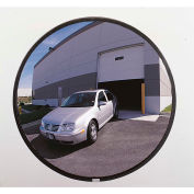See All® Round Acrylic Convex Mirror, Outdoor, 36" Dia., 160° Viewing Angle