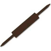 Smead® Self-Adhesive Fasteners, 1" Sheet Capacity, 2-3/4"L Base, Brown, 100/Box