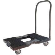 Snap-Loc™ Push Cart Dolly  SL1500P4B - 4" Casters - 1500 Lb. Cap. -  Black