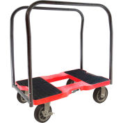 Snap-Loc™ tout-terrain panneau chariot Dolly SL1500PC6R - roulettes 6"- Cap 1500 lb. -Rouge