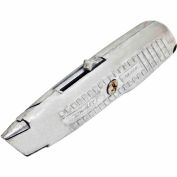 Stanley 10-189P Unpainted Self Retracting Safety Blade Utility Knife