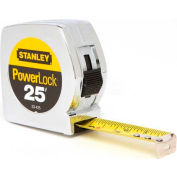 Mètre ruban classique Stanley 33-425 PowerLock®, 1 po x 25 pi