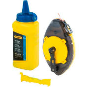 Stanley Reel de 47-464 Powerwinder™ trait de craie, craie bleue, niveau ligne