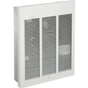 Chauffage mural forcé à ventilateur commercial avec thermostat à double pôle, 4000 watt, 277V