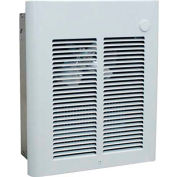 Petite pièce Ventilateur commercial Chauffage mural forcé w / thermostat double pôle intégré, 1000 watt, 120V