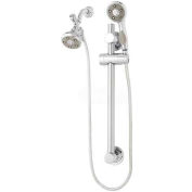 Unité de Mount Combo Speakman Anystream® Napa Slide Bar, poli Chrome Design contemporain