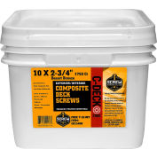 #10 C-Deck Star Drive CD234SR Coated Composite Deck Screw, 2-3/4", Sandridge, 1750/Carton - USA