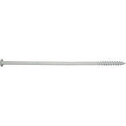 #14 gouttière vis GTR147W50 enduit de céramique Star Drive, 7 "L, blanc, Count 50 - Made In USA