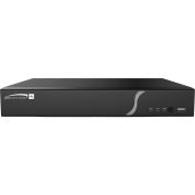 Speco 24 Channel 4K Hybrid Digital Video Recorder and 2TB HDD, Indoor, Remote Ctrl,  Black