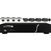 Speco ZIPL8BD2 8-Channel Plug & Play NVR and IP Kit, 4 Dome & 4 Bullet Cameras, 2TB