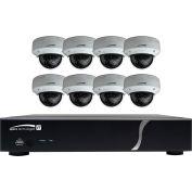 Speco ZIPT88D2 8-Channel HD-TVI DVR and 8 Dome Camera Kit, 2TB