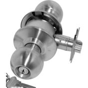 Entrée cylindrique Lock - Keyed à blogman U en acier inoxydable, qté par paquet : 5