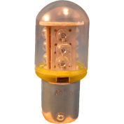 Springer Controls / Texelco LA-11EF3 70mm Stack Lamp, 120V LED Bulb - Amber