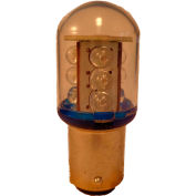 Springer Controls / Texelco LA-11EF6 70mm Stack Lamp, 120V LED Bulb - Blue