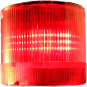 Commandes Springer/Texelco LA-224F 70mm Stack Light, clignotant, 120V AC/DC LED-rouge