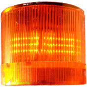 Contrôles de Springer / Texelco LA-2315 70 mm Stack lumière clignotante, 120V AC/DC ampoule - ambre