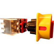 Springer contrôles/MERZ ML1-040-DR3, 40d, 3-Pole, sectionneur, rouge/jaune, montage Din, raccord, verrouillable