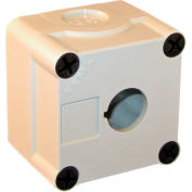 Springer Controls N5EPE01, 1 x 22mm Hole, Grey, Nema 4X - Polycarbonate Enclosure (No Operators)