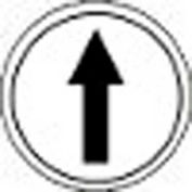 T.E.R., PRTA005MPI Single Arrow White Button Insert, Use w/ MIKE & VICTOR Pendants
