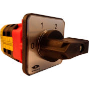 Contrôles de Springer / MERZ V151/12-AA, 4 étapes Switch w/Zero pos., 1 pôles, 20 a, 4 trous à montage frontal