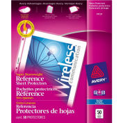 Avery® Super Heavyweight référence protège-feuilles, 8-1/2" W x 11" H, anti-reflets, 50/PK