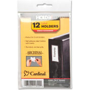 Cardinal® part ! Étiqueter les détenteurs, W 1-3/8" x 3" H, claire, 12/PK