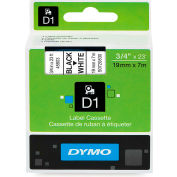 DYMO® D1 Standard Labels 3/4" Black on White