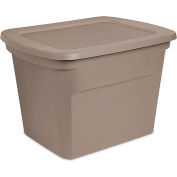 Sterilite 17316508 Industrial Tote 18 Gallon 23-1/2" L x 18-3/8"W x 16-1/8"H Hazelwood - Pkg Qty 6