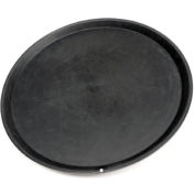 SafeTray, 16" Round Serving Tray, Black, Pack of 4