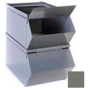 Stackbin® trémie amovible couvercle avant pour 5-1/2" W x 12 H « x 4-1/2 D » acier gris d’emplacements