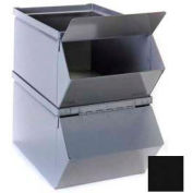 Stackbin® trémie amovible couvercle avant pour 12" W x 20-1/2 « D x 9-1/2 » H acier bacs, noir