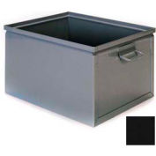 Stackbin® Steel Bin 1-6SX - 18"W x 30"L x 12"H Stackbox, Black