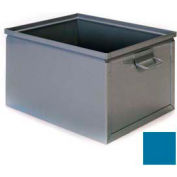 Stackbin® Bin acier 1-6SX - 18" W x 30 « D x 12 » H Stackbox, bleu