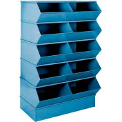 Stackbin® 3-2SBBL 6" Bases de forte Section pour 37" W x 15-1/2 "D bacs, bleu