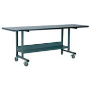 Stackbin Workbench, 2012 Series, ESD W/T-Molding, 96"W X 30"D, Black