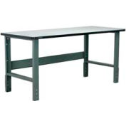 Stackbin Workbench, 3505 Series, Plastic Laminate Square Edge, 60"W X 36"D, Gray