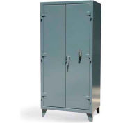 Stronghold Heavy Duty Keypad Cabinet, 12 Gauge, 36"W x 24"D x 78"H, Gray