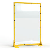 StrongHold® Clearview Polycarbonate Industrial Work Station Partition, 36"W x 72"H