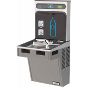 Halsey Taylor HTHB-HAC8PV-WF HydroBoost Refrigerated Bottle Filling Station W/Filter, Platinum Vinyl