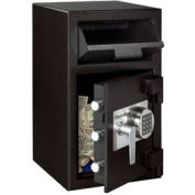 Coffre à dépôt à chargement avant SentrySafe DH-109E - 14 po larg. x 15 5/8 po prof. x 24 po haut., noir