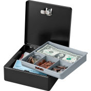 SentrySafe Drawer Safe/Key Box KDS-1 Key Lock, 6-13/16"W x 7"D x 3"H, Black